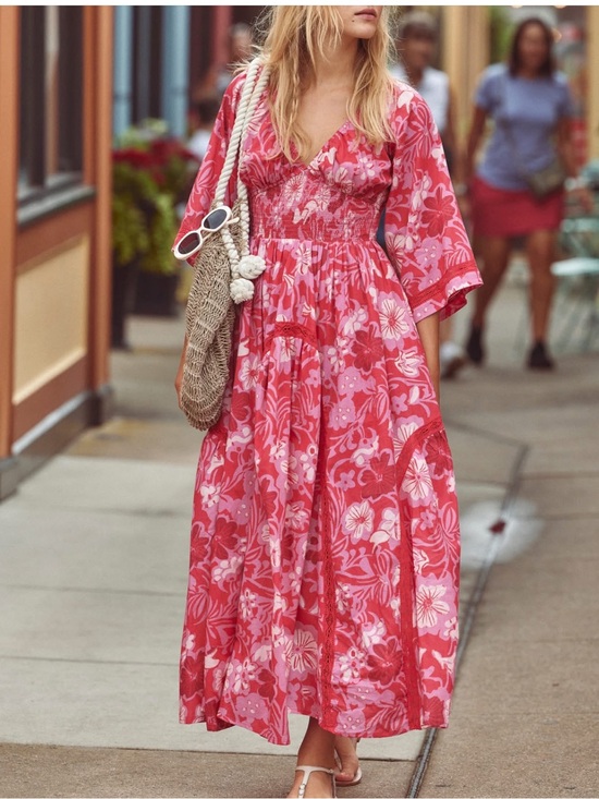 Free People Dresses & Skirts - NWT Free People Women's Dixie Floral Print Maxi Dress